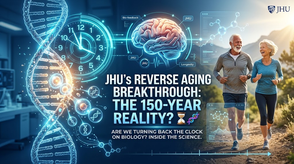 JHU's Latest Breakthrough in Reverse Aging: Are We Closer to Living to 150